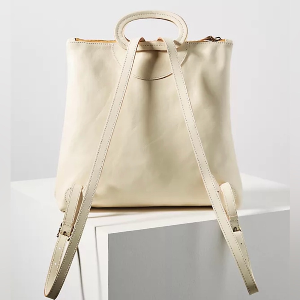 Clare V Marcelle Backpack in White
